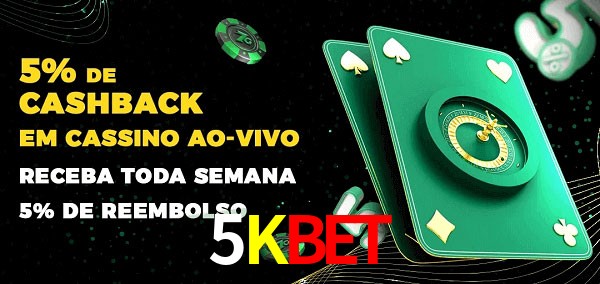 Promoções do cassino ao Vivo 5Kbet